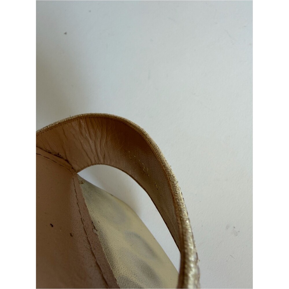 Christian Dior Dway Gold Crystals Sandal Heels - Picture 7 of 13